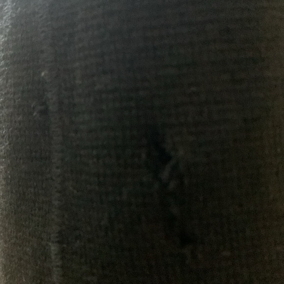 Lord & Taylor Merino Wool Black Open Front Cardigan - Picture 6 of 7